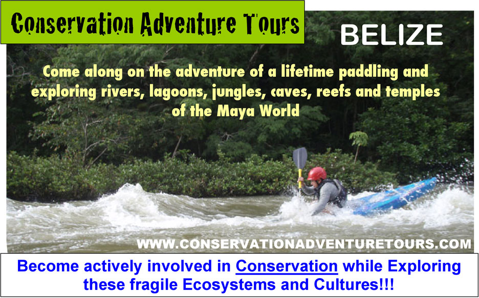 Kayaking tours in Belize Central America